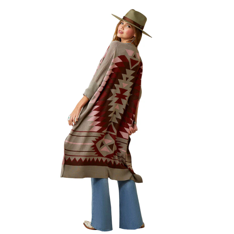 Ariat Women's Serape Style Cardigan - Multi - Image 2