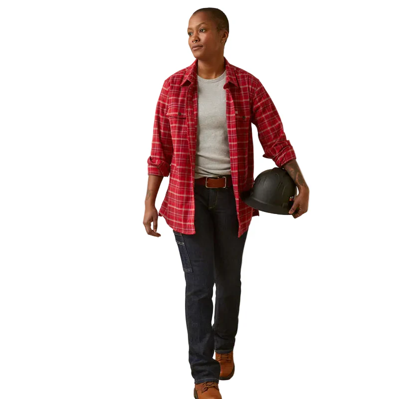 Ariat Women's Rebar Flannel DuraStretch Work Shirt - Multiple Colours - Image 3