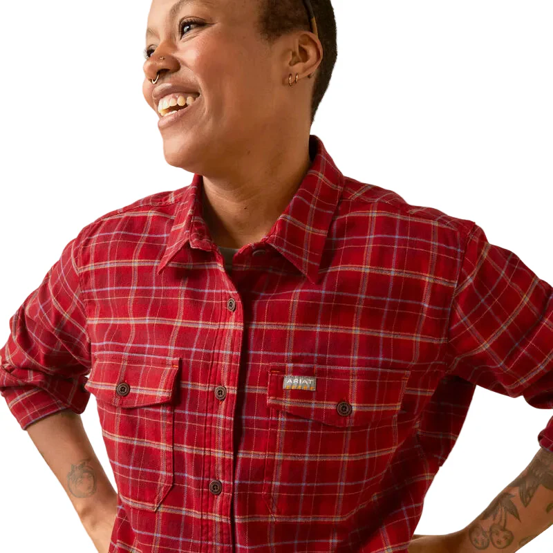 Ariat Women's Rebar Flannel DuraStretch Work Shirt - Multiple Colours - Image 4