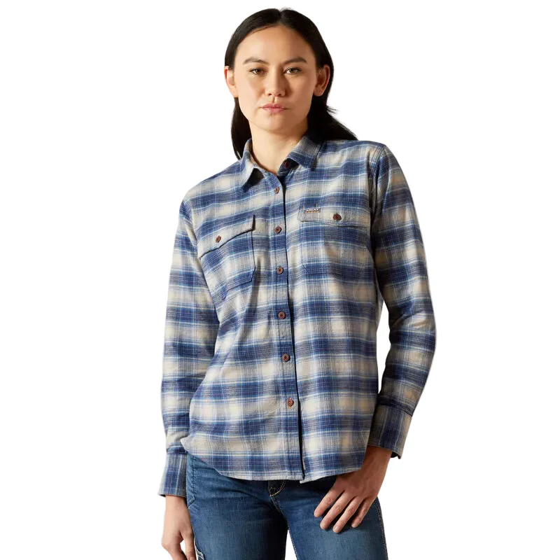 Ariat Women's Rebar Flannel DuraStretch Work Shirt - Multiple Colours - Image 5