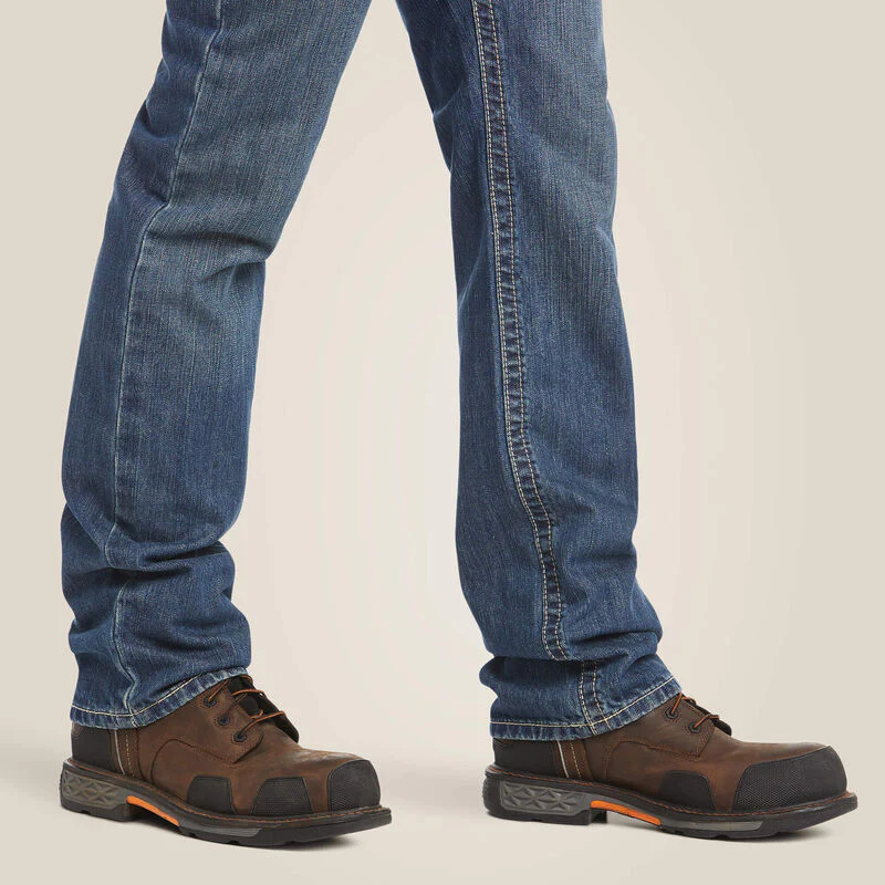 Ariat Men's Fire Resistant M4 Relaxed Boundary Boot Cut Jean - Clay - Image 5