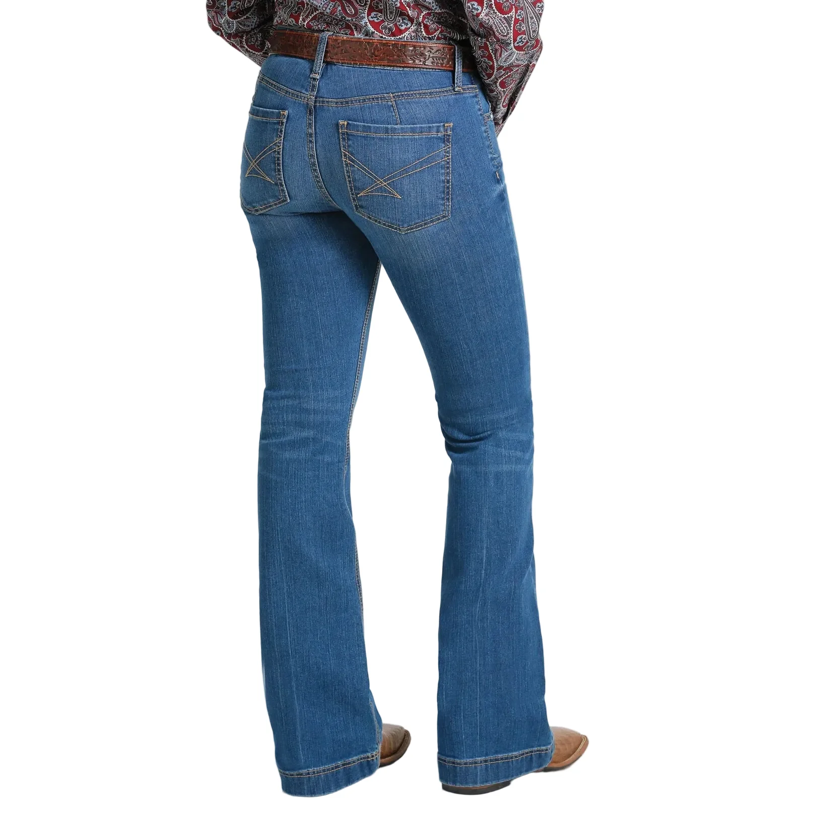 Cinch Women's Slim Fit Lynden Trouser 8/23 - Medium Wash - Image 2