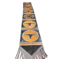 D2W Trading Table Runner Model 1 - Longhorn w Fringes