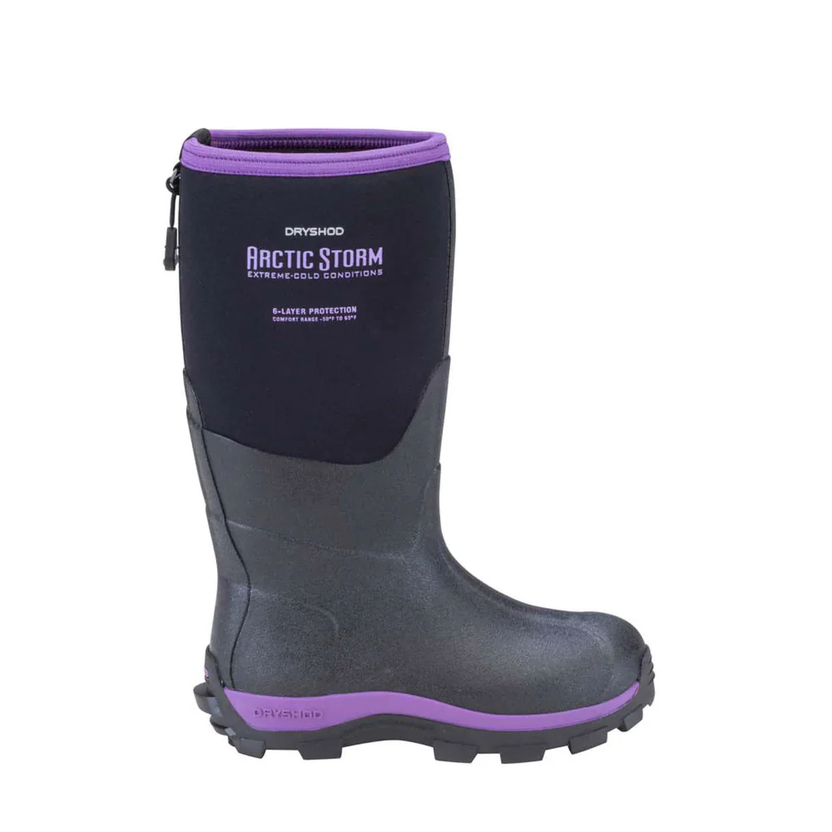 Dryshod Kids Arctic Storm Boots - Black/Purple