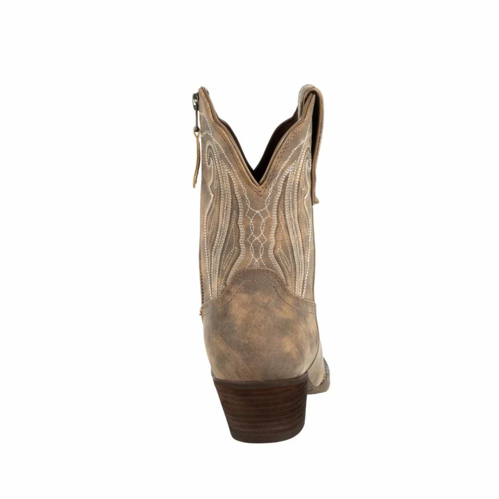 Durango Women's Crush 8" Shortie Western Boot - Driftwood - Image 3