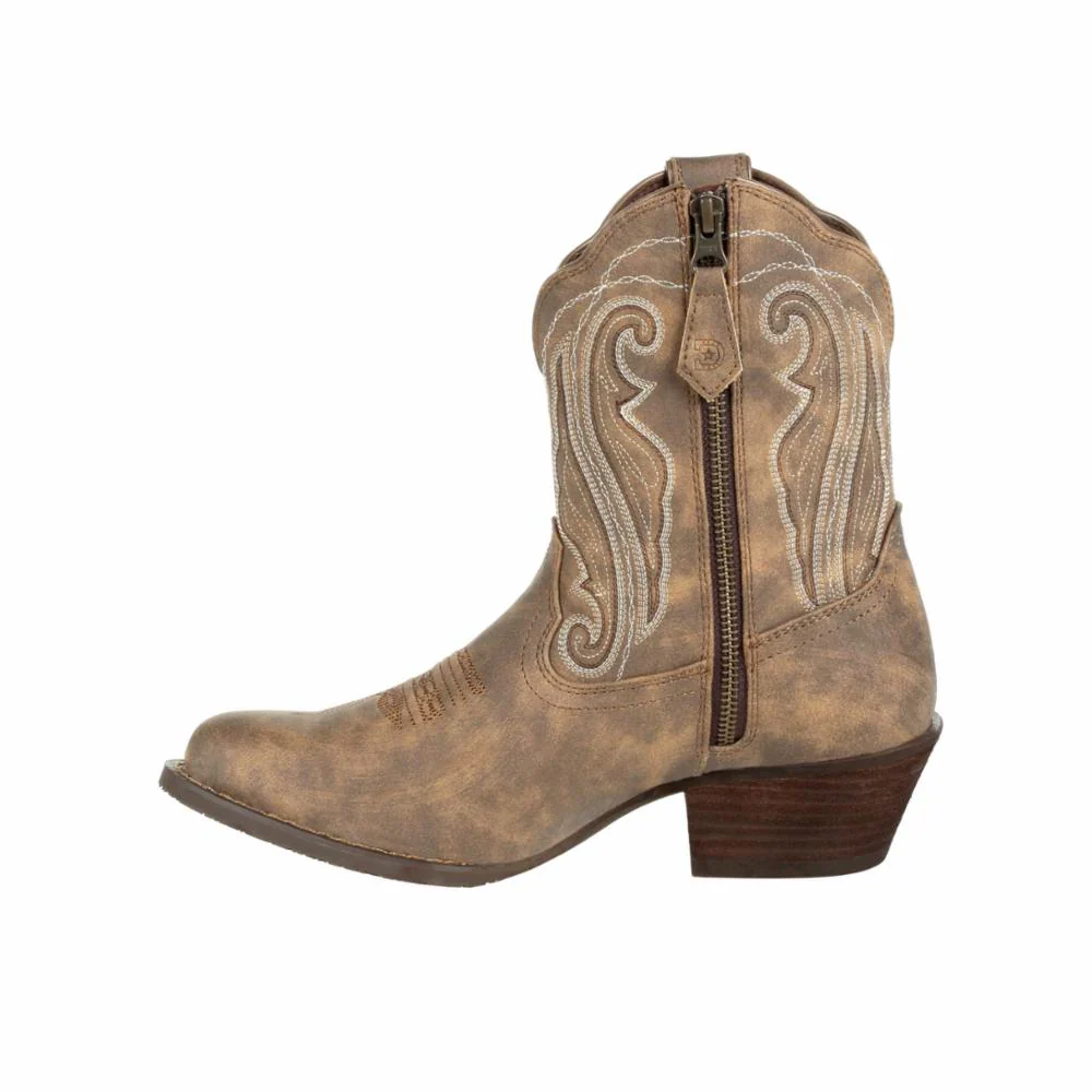 Durango Women's Crush 8" Shortie Western Boot - Driftwood - Image 4