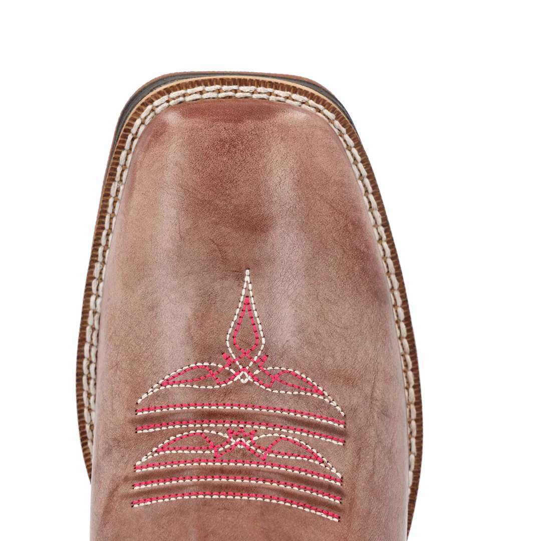 Durango Women's Rebel Ultra Lite Western Boot - Burnished Chestnut/Rose - Image 5