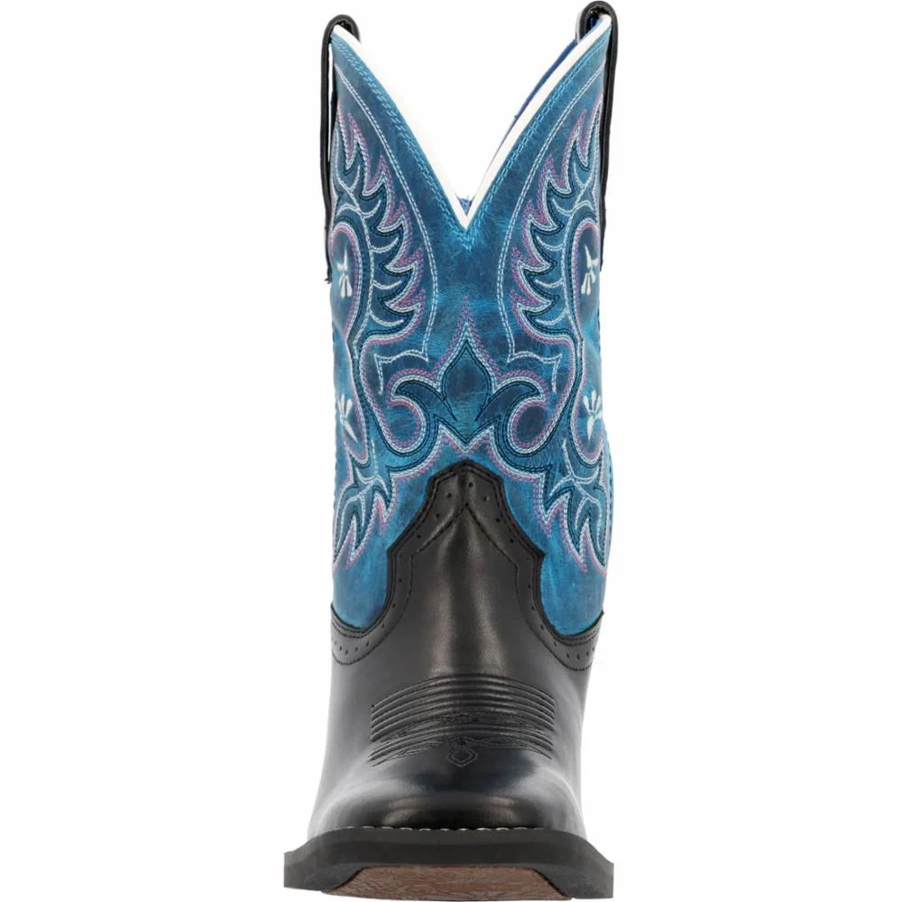 Durango Women's Shyloh 10" Western Boot - Black Onyx/Blue Blaze - Image 2