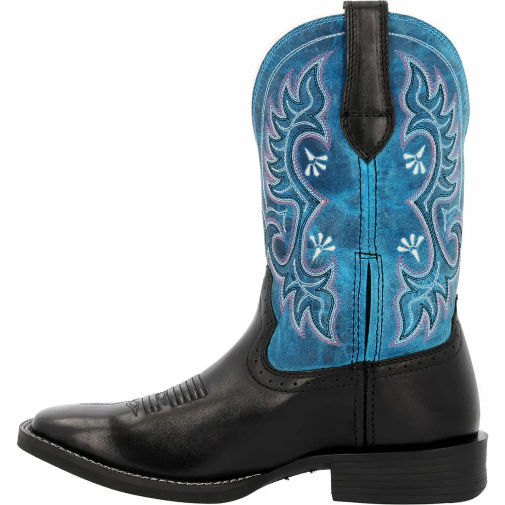 Durango Women's Shyloh 10" Western Boot - Black Onyx/Blue Blaze - Image 3