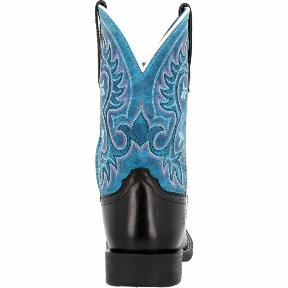 Durango Women's Shyloh 10" Western Boot - Black Onyx/Blue Blaze - Image 4