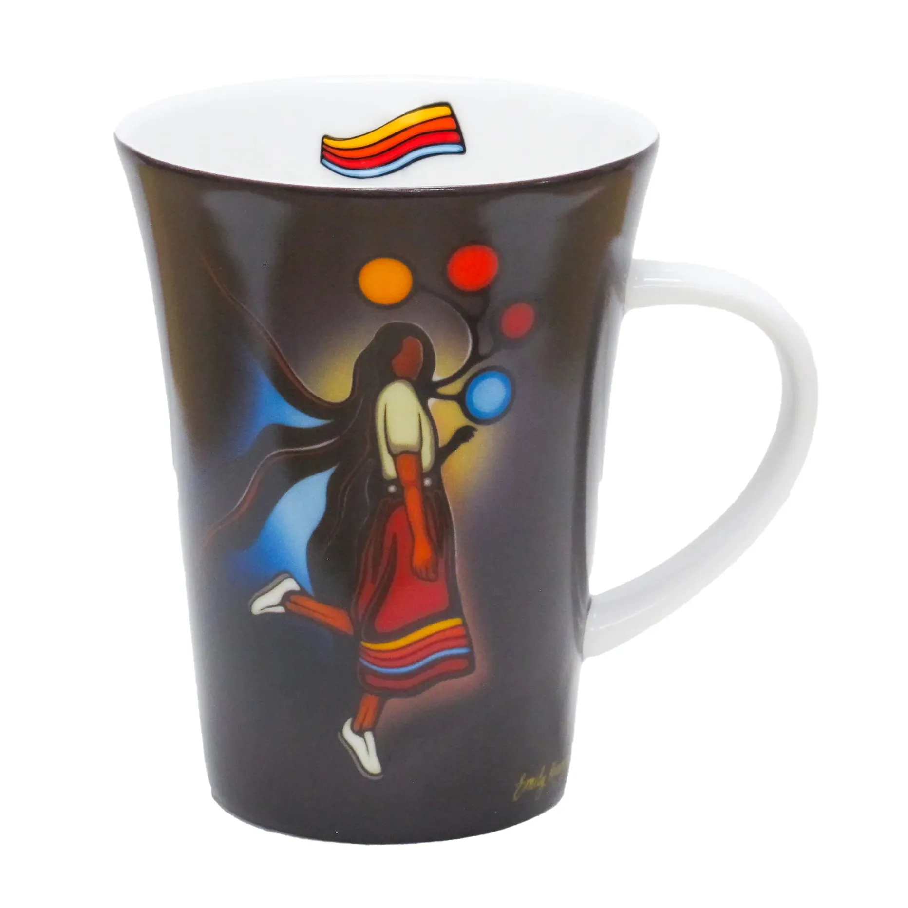 Emily Kewageshig A Skirt with a Story Mug Slender- 10 oz