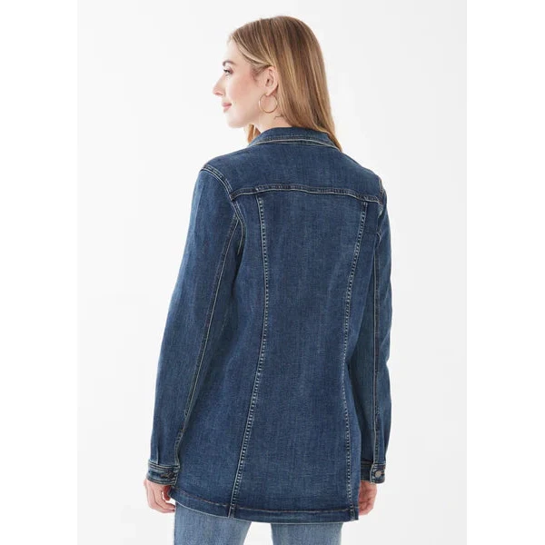 FDJ Women's Long Denim Jacket - Multiple Colours - Image 2