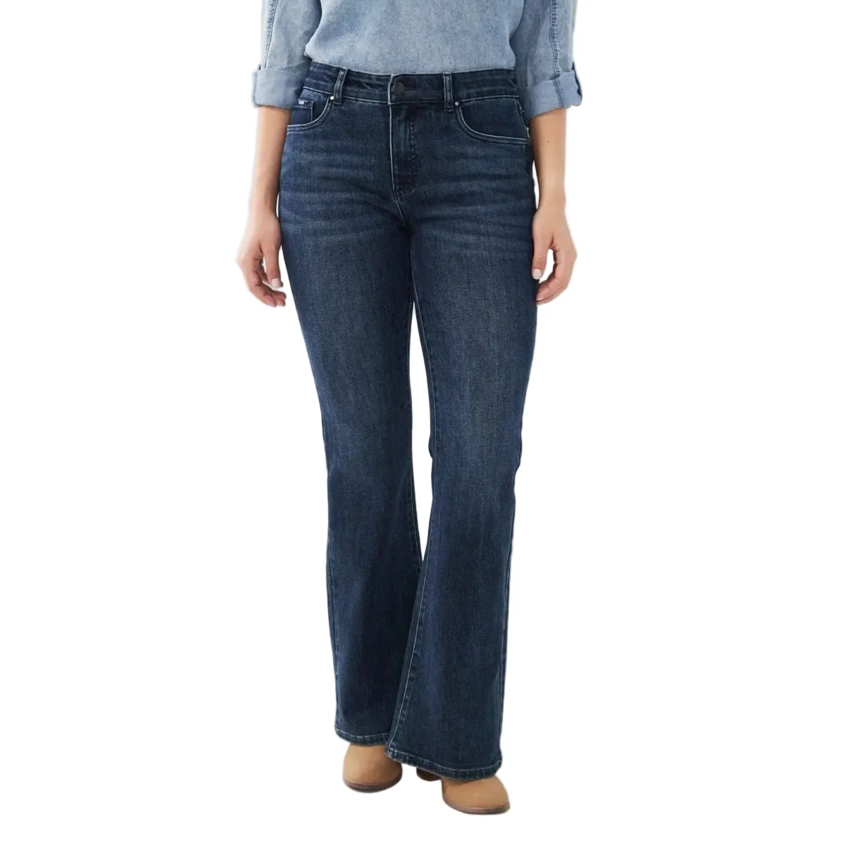 French Dressing Women's Christina Flare Leg Jean