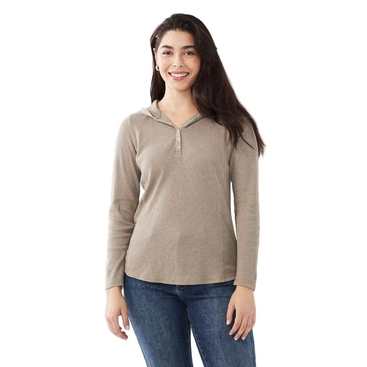 FDJ Dressing Women's LS Thermal Snap Hoodie - Image 5