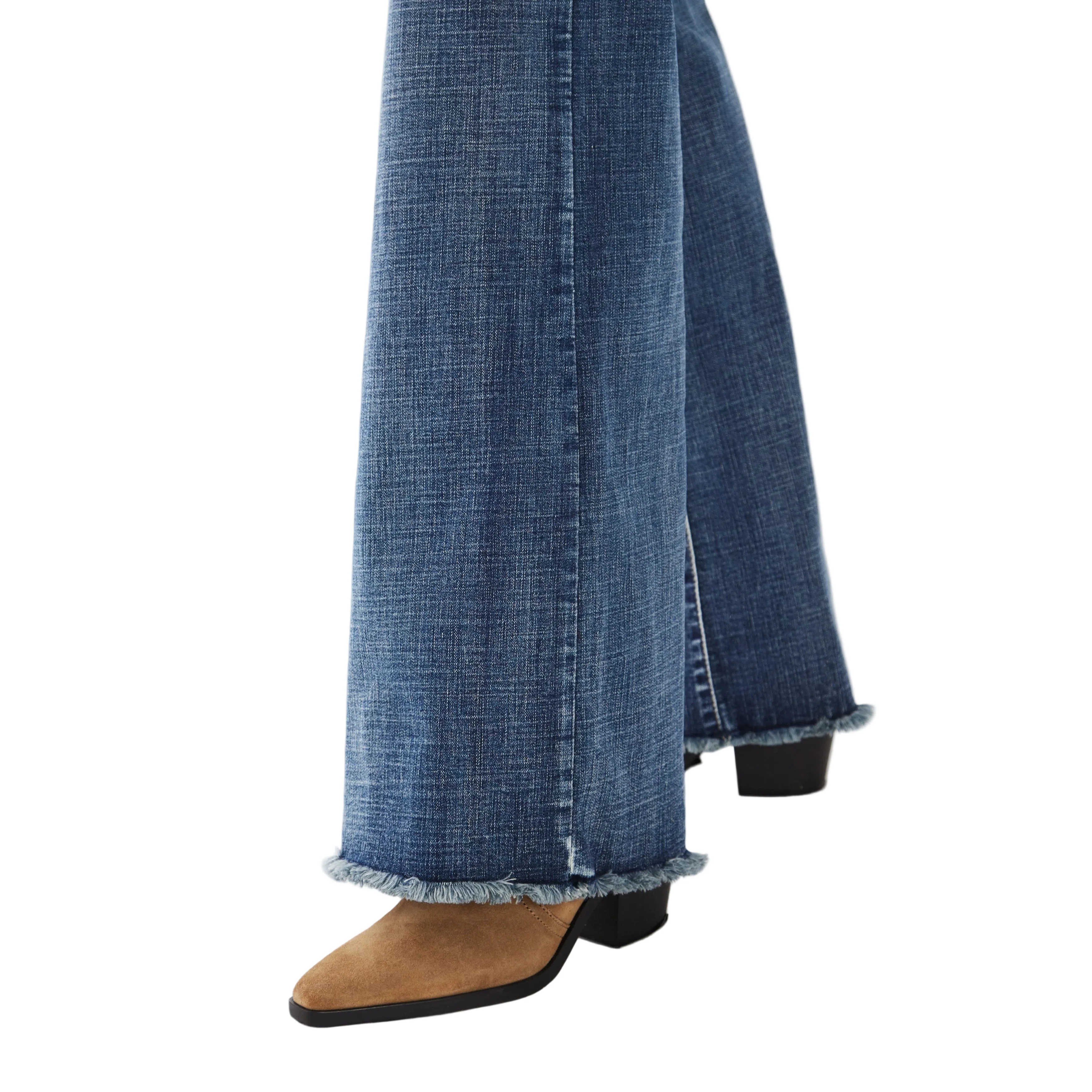 FDJ Women's Suzanne Wide Leg Jeans - Medium Dark Wash - Image 3