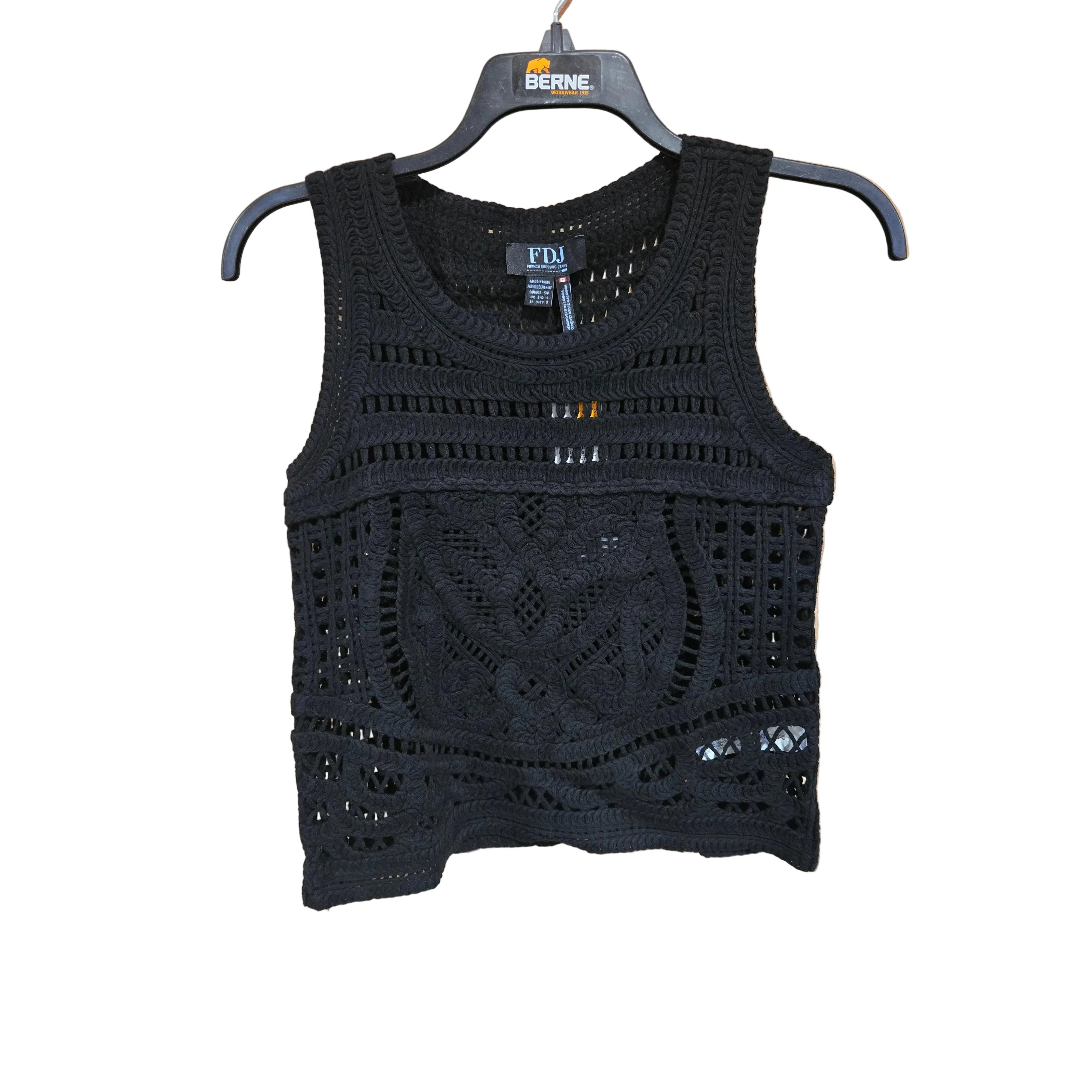 FDJ Women's Sleeveless Textured Sweater - Multiple Colours - Image 2