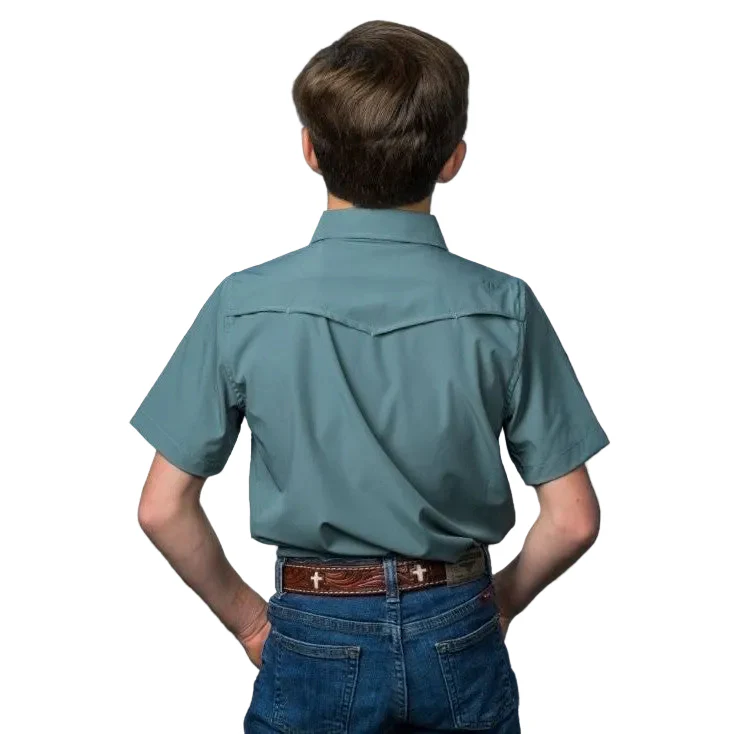 Ferrell Brand CORE Kid's Unisex Short Sleeve Snap Shirt - Multiple Colors - Image 11