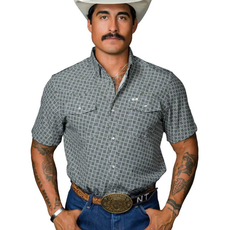 Ferrell Brand Men's The Colton Short Sleeve Shirt - Green