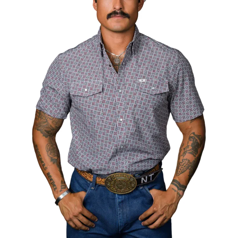 Ferrell Brand Men's The Colton Short Sleeve Shirt - Red