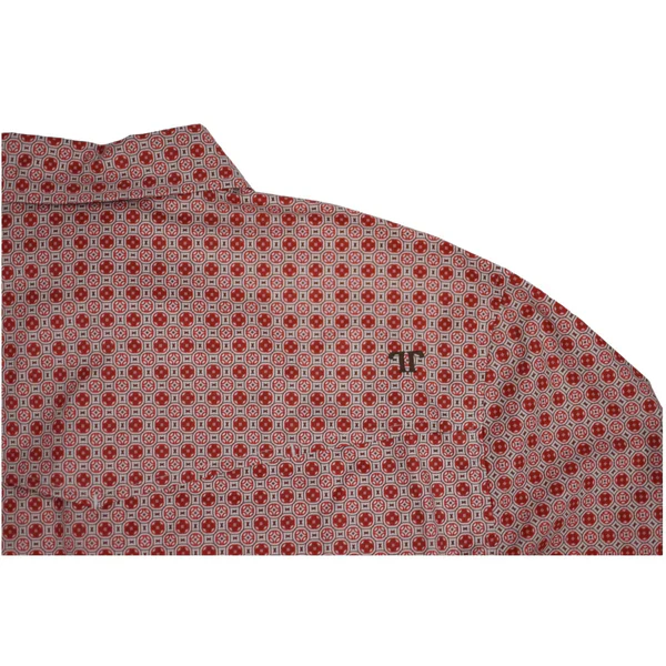 Ferrell Men's The Kevin Long Sleeve Snap Shirt - Red - Image 4