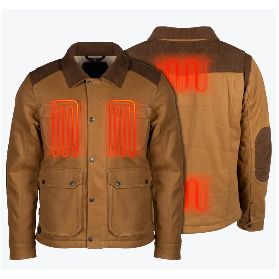 Fieldsheer Men's  3/4 Heated Long Sleeve Ranch Jacket- Tan - Image 2