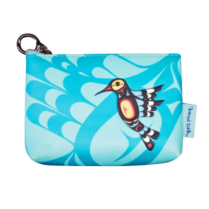Francis Dick Hummingbird Coin Purse - Turquoise
