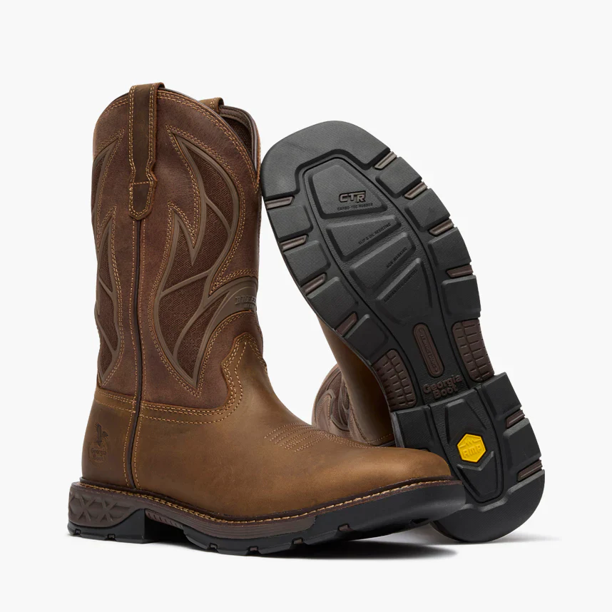 Georgia Men's Cargo Tec FLX 11 Pull-On Work Boots - Brown - Image 2