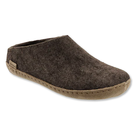 Glerup Rubber Sole Shoe- Leather Brown