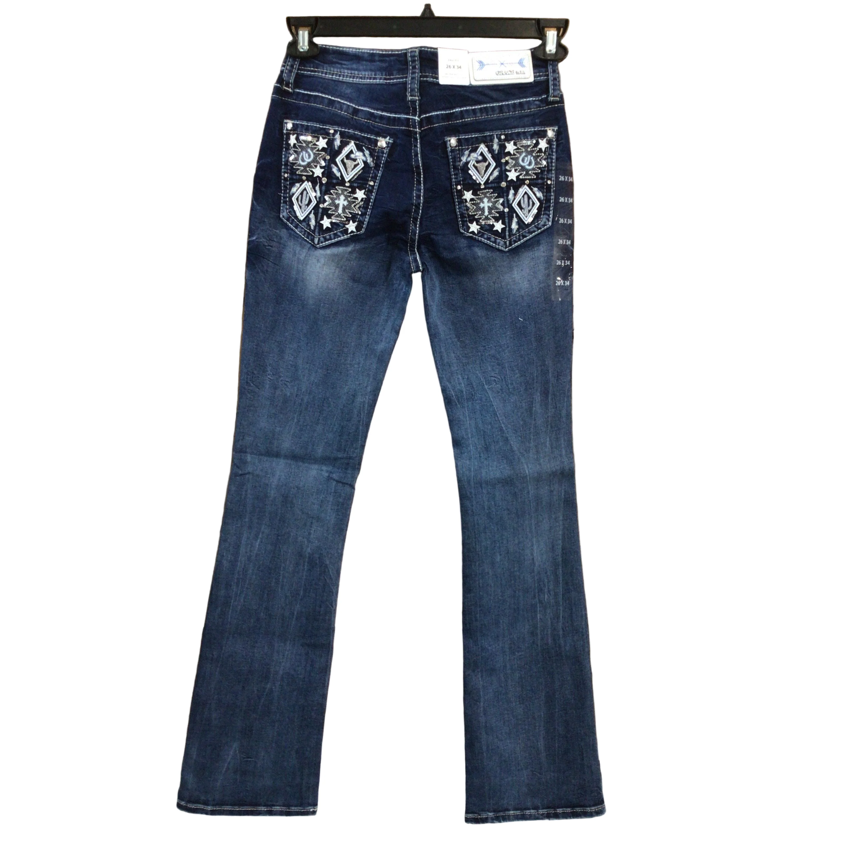 Grace in LA Women's Aztec Jeans - Image 2