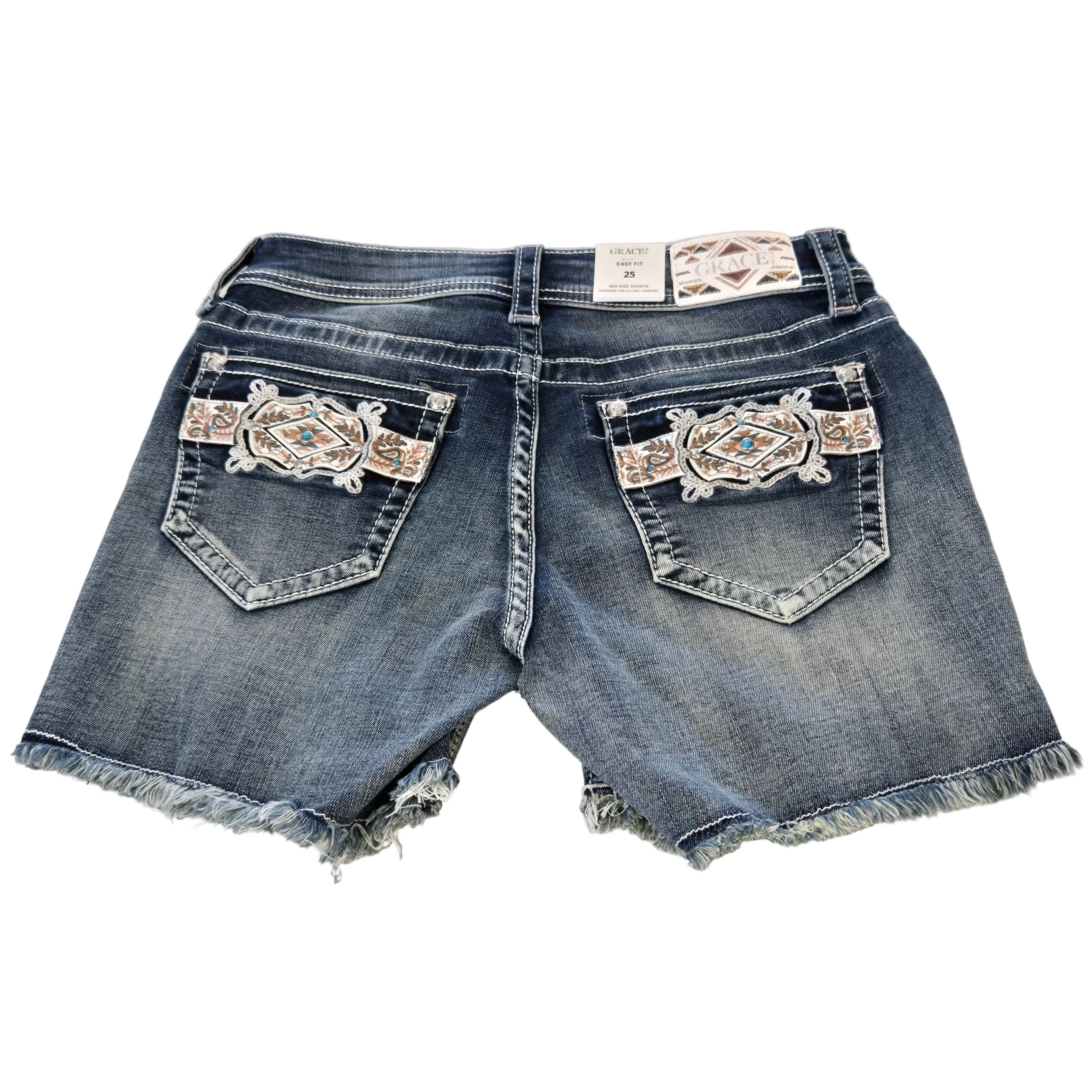 Grace in LA Women's Belt Modify Shorts - Image 3