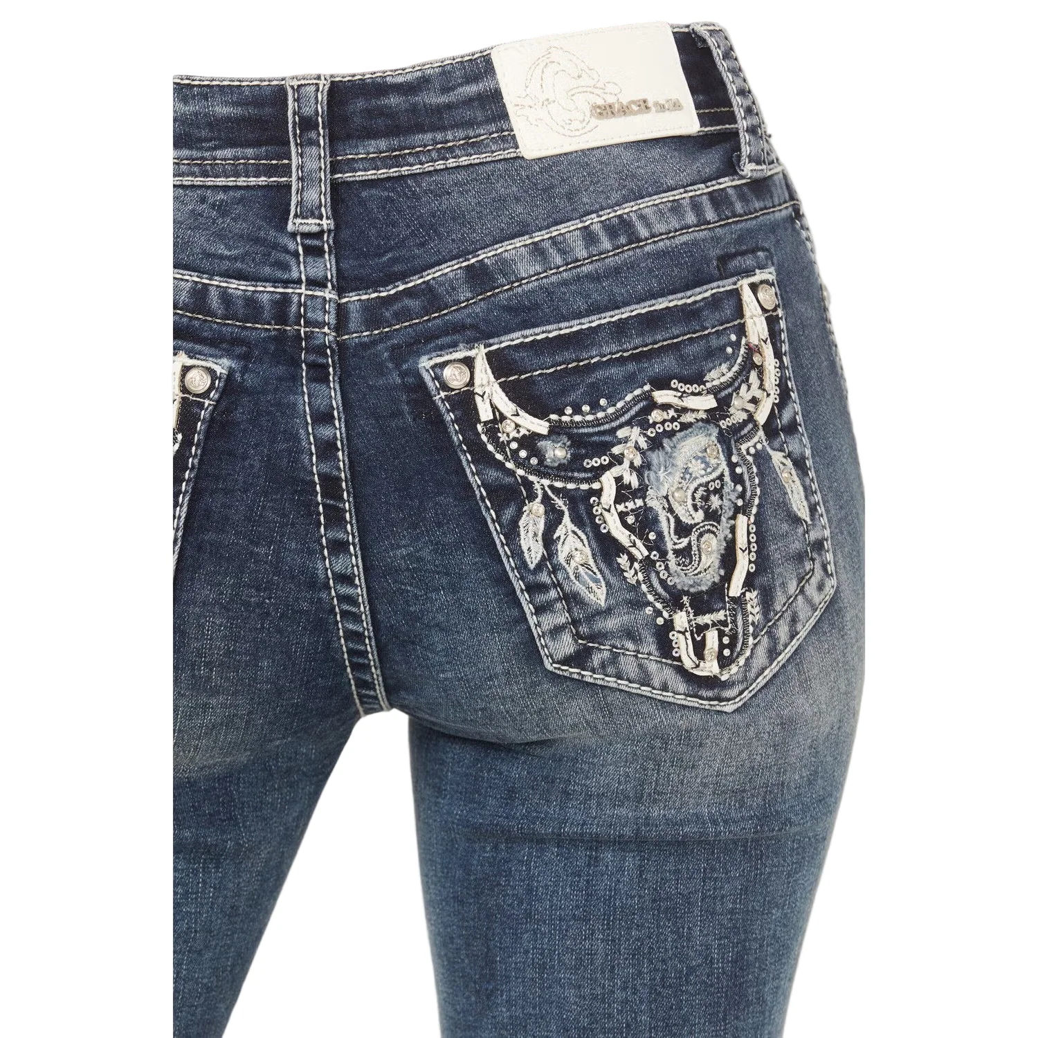 Grace in LA Women's Cross Jeans - Image 3