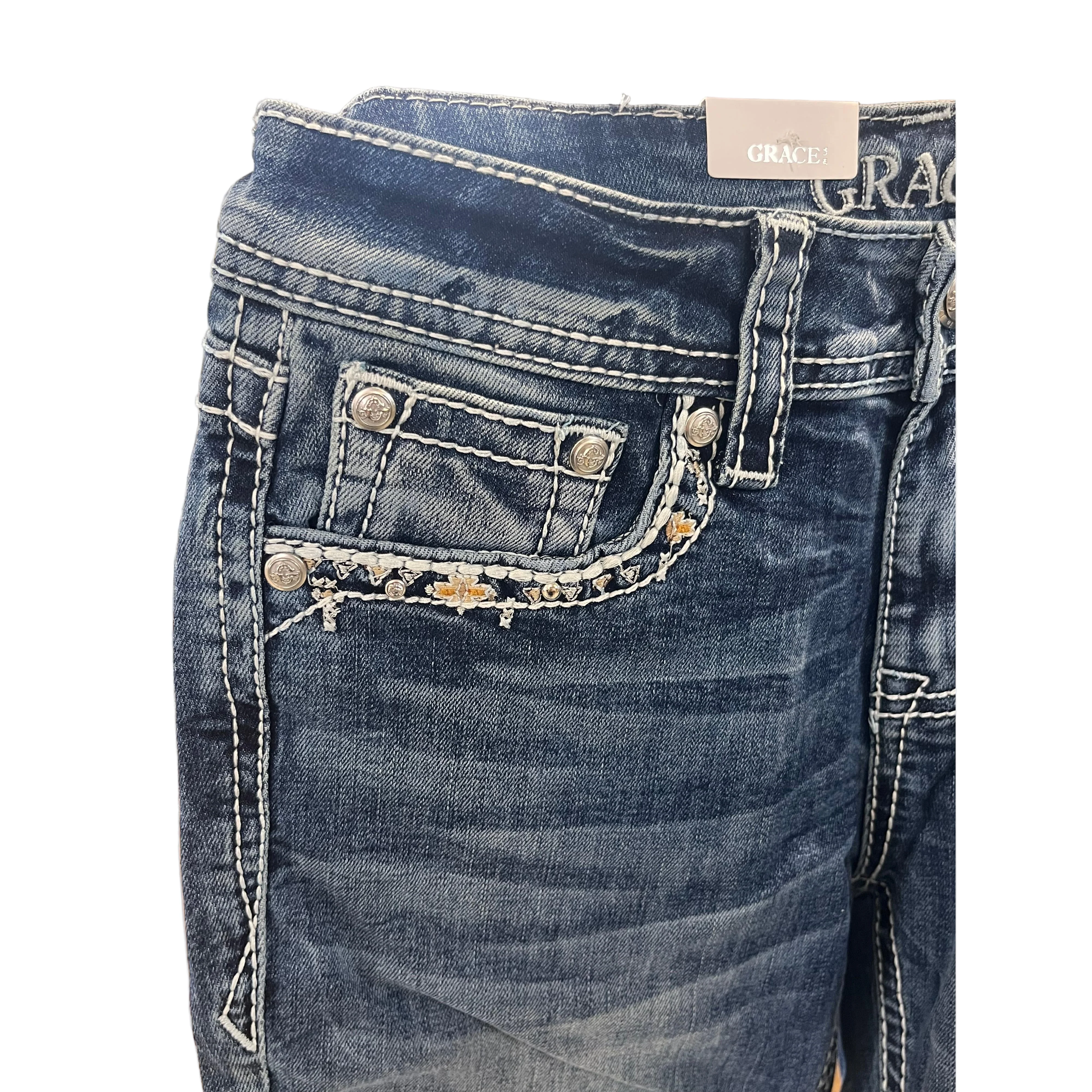 Grace in LA Women's Eagle Jeans - Image 4