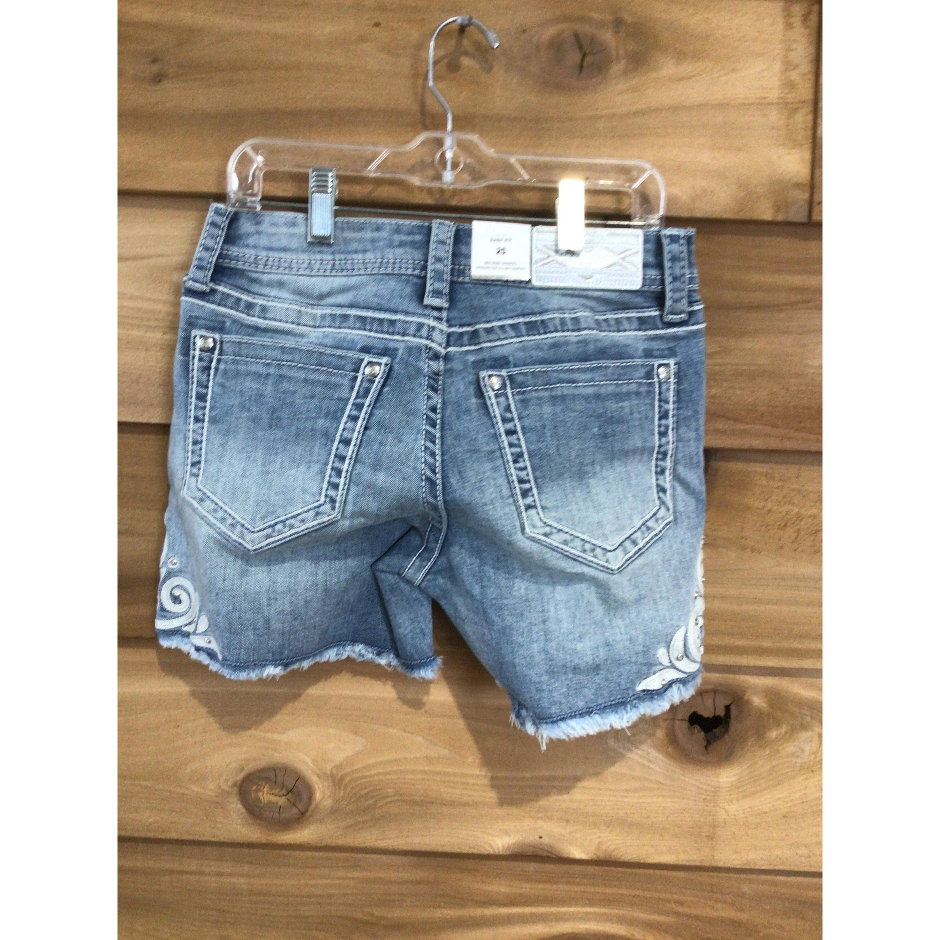 Grace in LA Women's Lace on Sides Shorts - Image 2