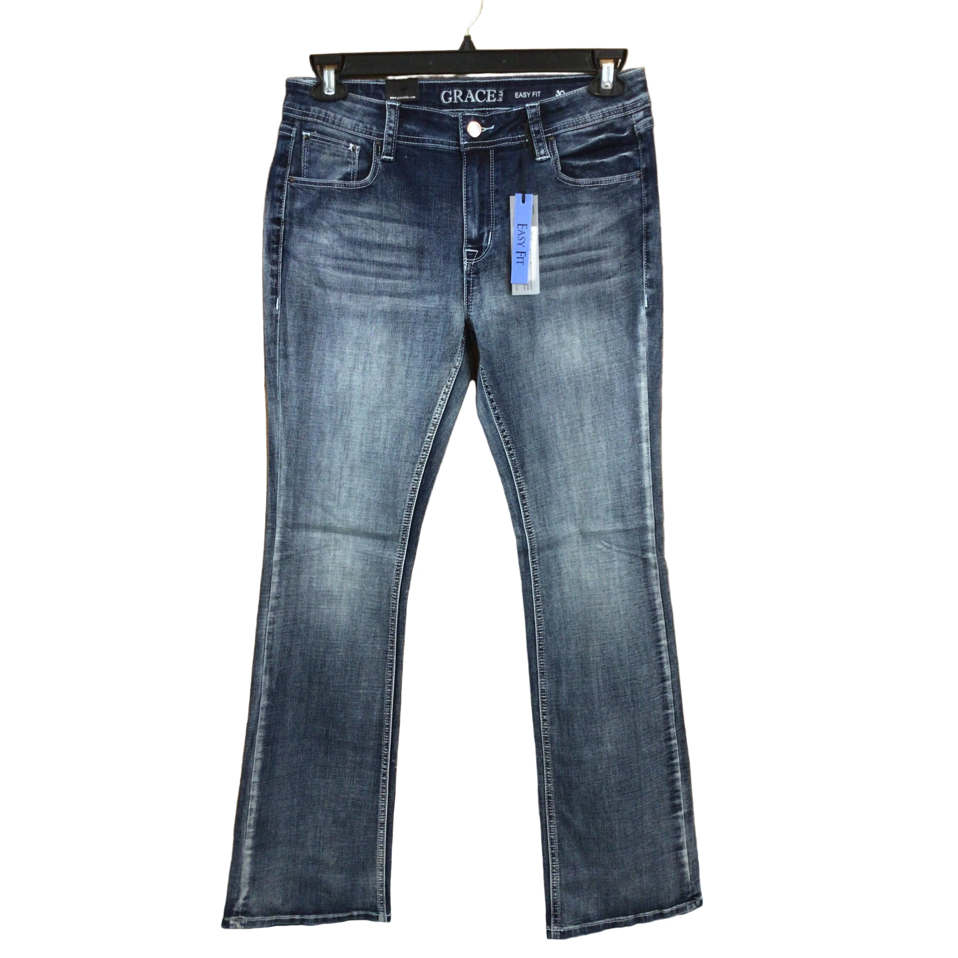 Grace in LA Women's Let's Go Detail Western Jeans - Image 2