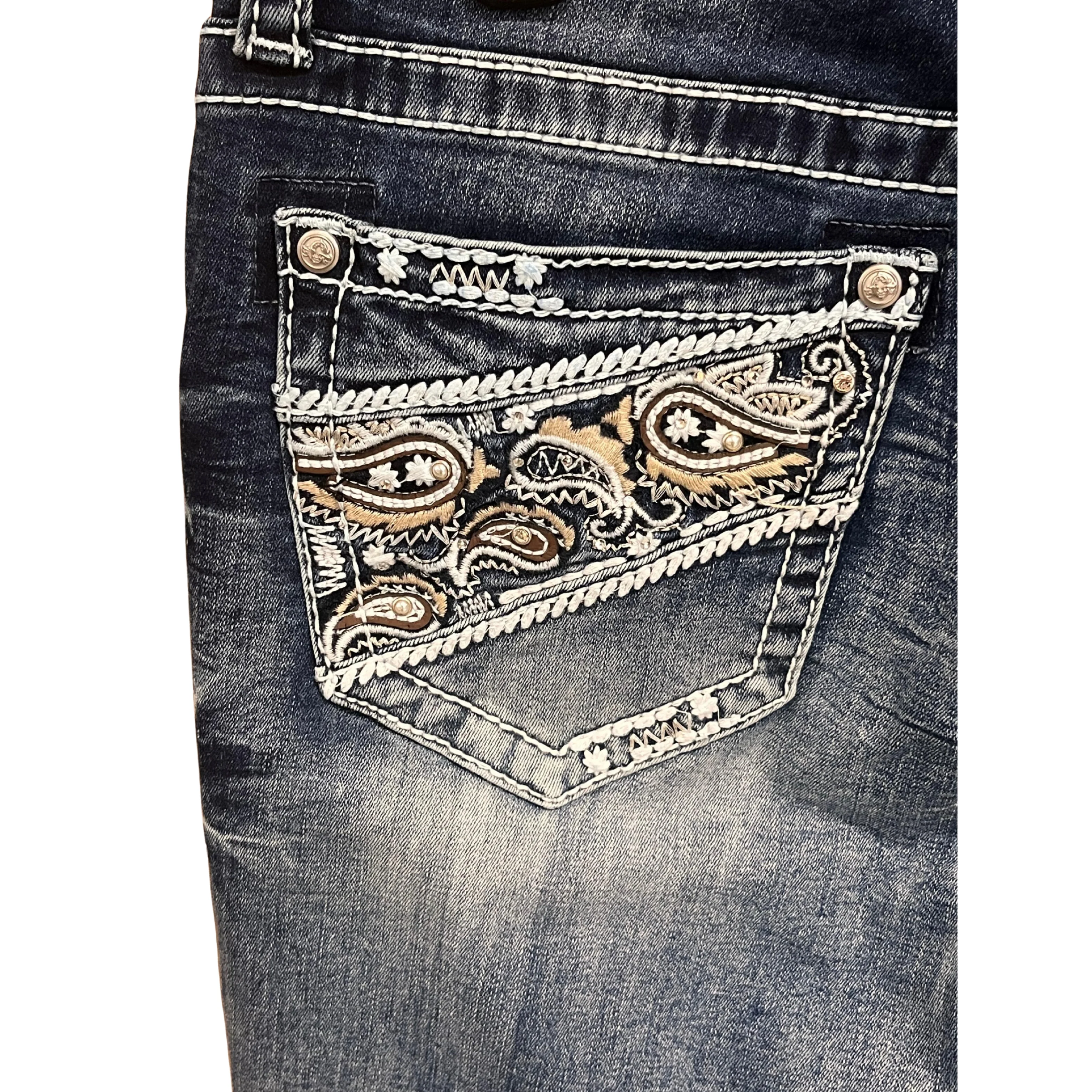 Grace in LA Women's Paisley Emblem - Jeans - Image 4