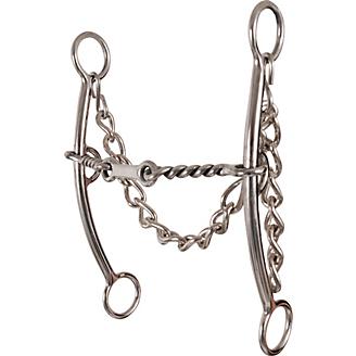 Classic Equine Carol Goostree Twisted Dogbone Long Shank Pick Up Bit