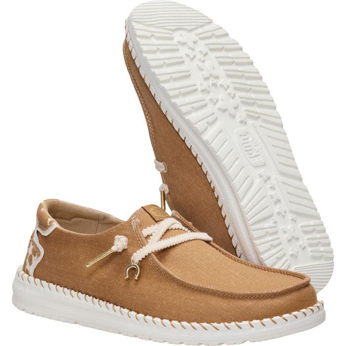 Hey Dude Women's Wild West Shoe- Tobacco Brown - Image 3