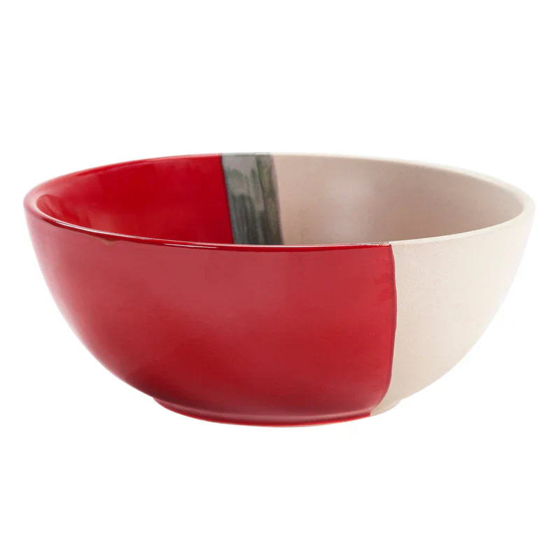 HiEnd Pasadizo Ceramic Serving Bowl - Pomegranate
