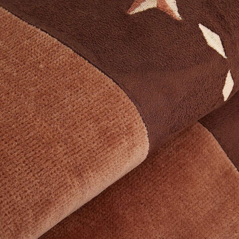 HiEnd Accents Embroidered Star Towel Set - 3 piece - Mocha - Image 2