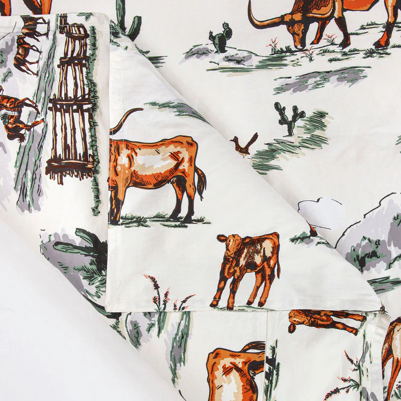 HiEnd Accents Ranch Life Reversible Comforter Set - King - Image 6