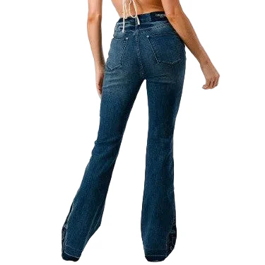 Grace in LA Jeans - Side Embroidered