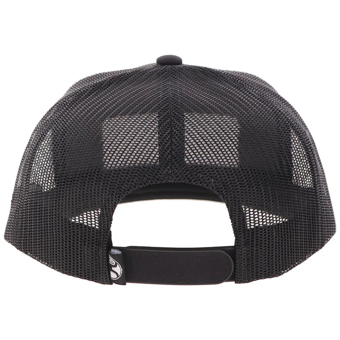 Hooey Cactus Ropes Hybrid Bill Trucker Cap - Black/White - Image 2