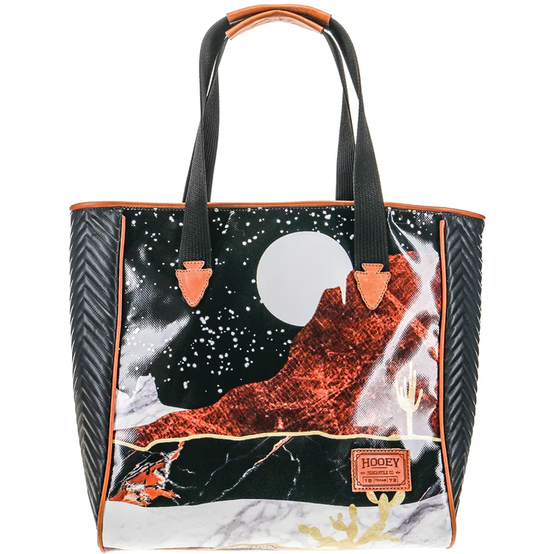 Hooey Desert Nights Classic Tote Purse - Black/Brown - Image 2