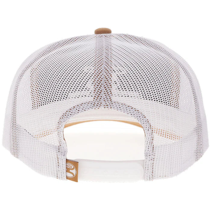 Hooey John Wayne Curved Bill Trucker Cap - Tan/White - Image 2