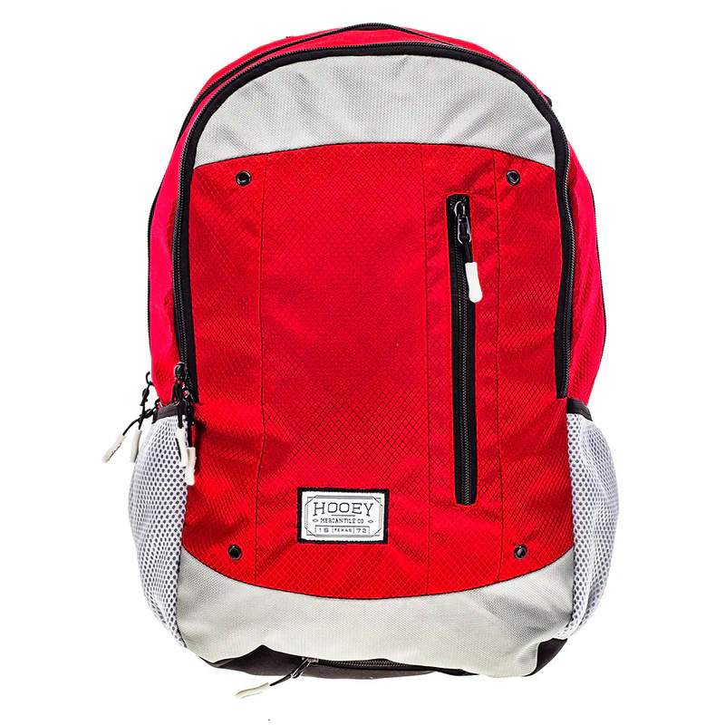 Hooey Rockstar Backpack- Red/Grey