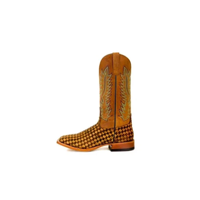 Horse Power Men's Western Boot - Toast/Antique Brown - Image 4