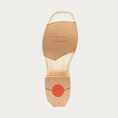 Hyer Men's Kincaid Cowhide Cowboy Boot- Tan - Image 5