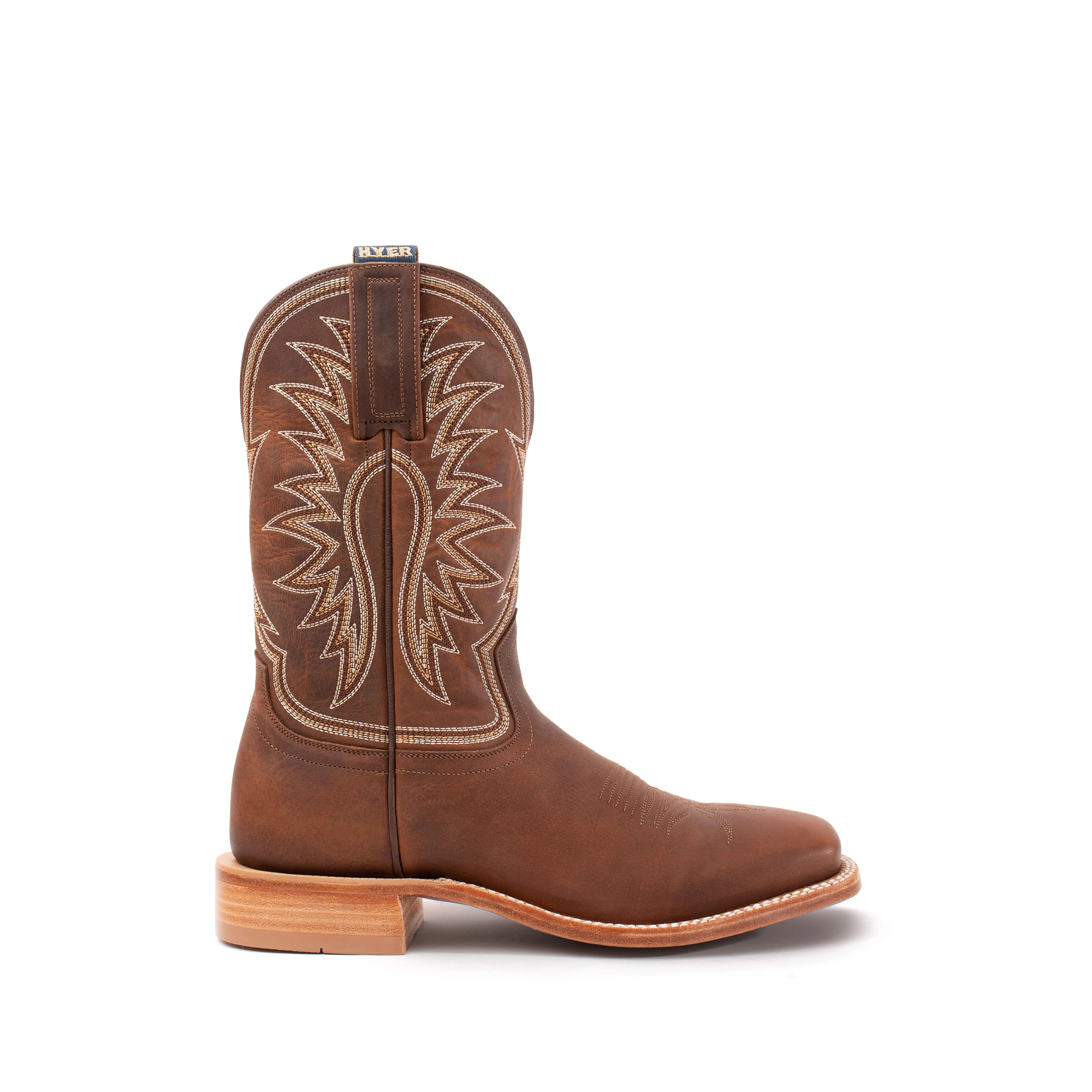 Hyer Men's LeRoy Western Boot- Brown - Image 2