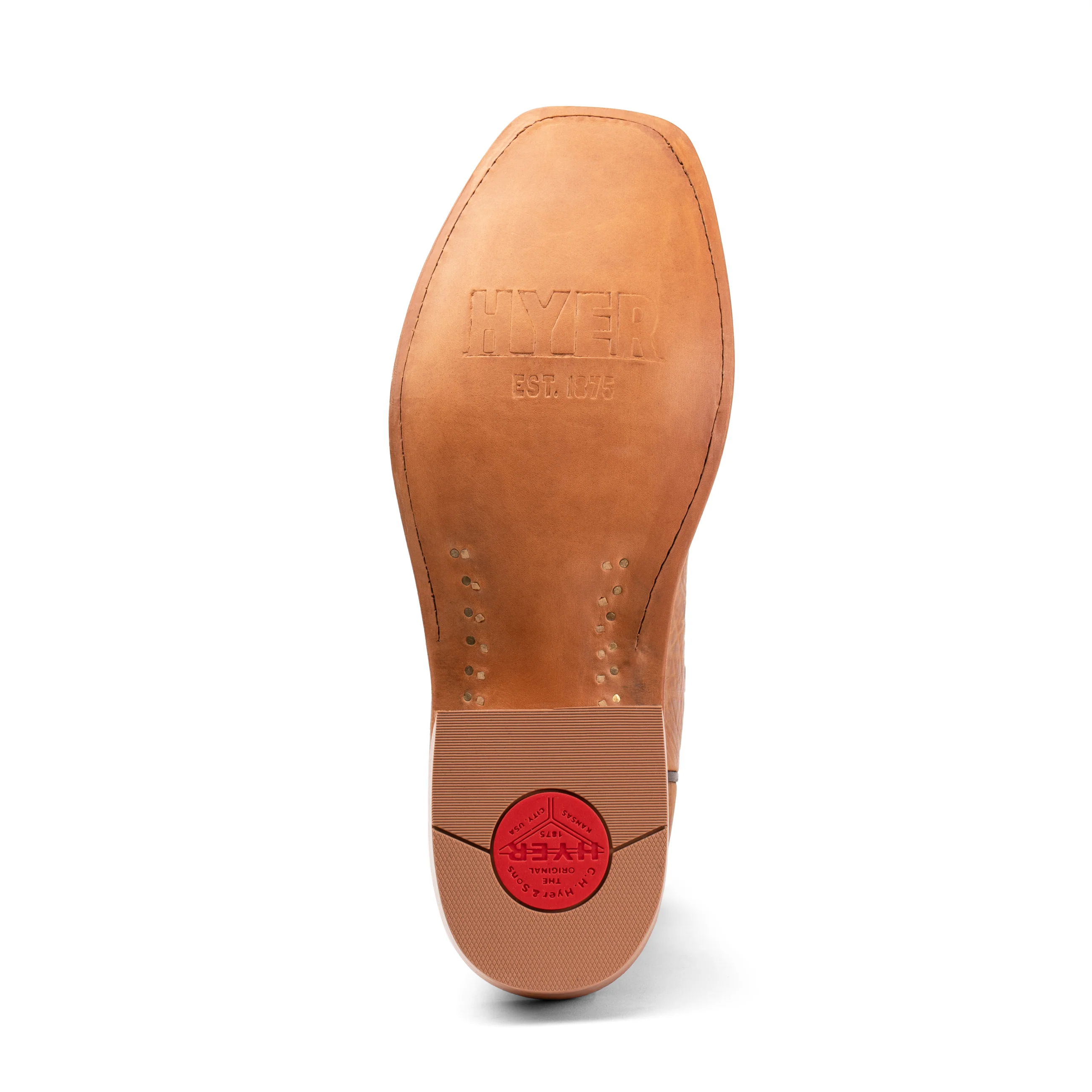 Hyer Men's Riley Western Boot- Tan - Image 4