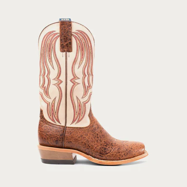 Hyer Men's Stafford Western Boot- Brown/White - Image 4
